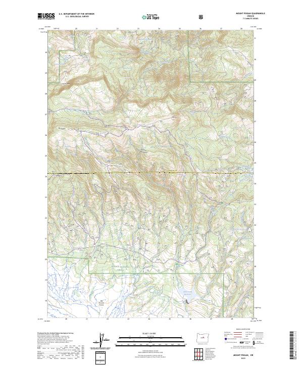 Mount Pisgah 2023 topographic map thumbnail