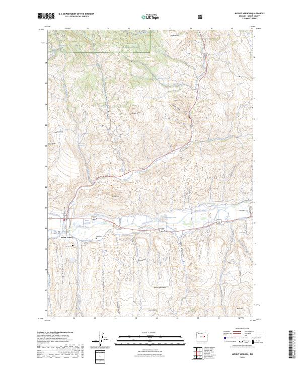 Mount Vernon 2023 topographic map thumbnail