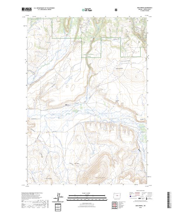 Mud Spring 2023 topographic map thumbnail