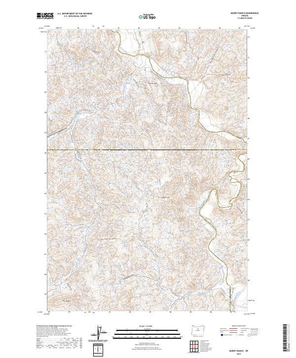 Muddy Ranch 2024 topographic map thumbnail