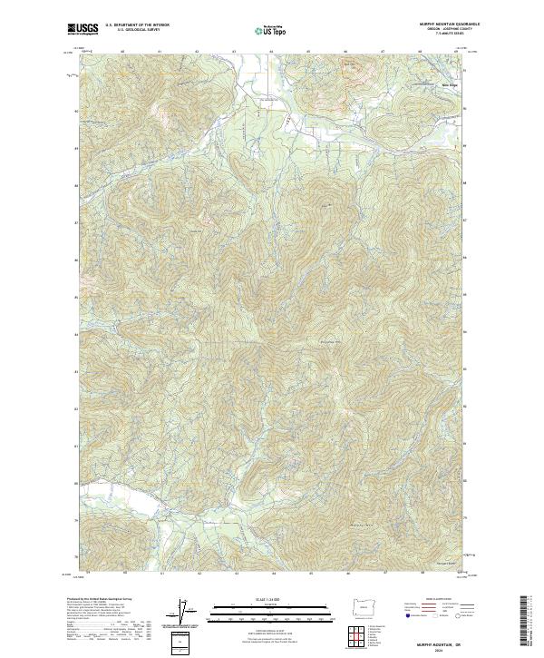 Murphy Mountain 2024 topographic map thumbnail