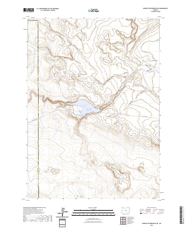 Murphy Waterholes NE 2024 topographic map thumbnail