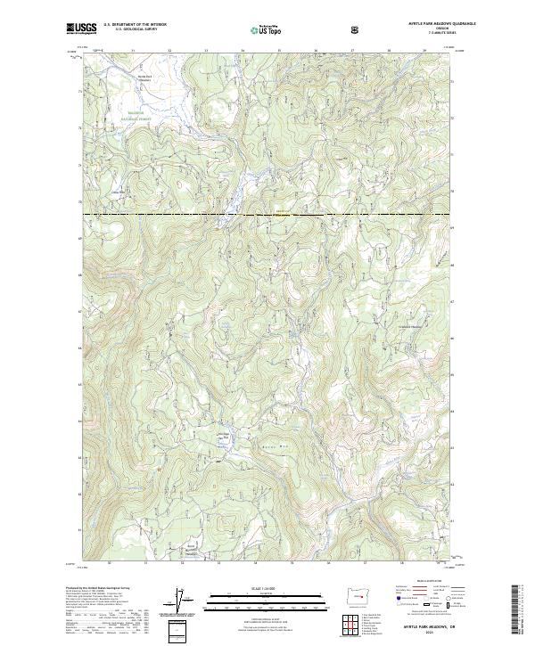Myrtle Park Meadows 2023 topographic map thumbnail