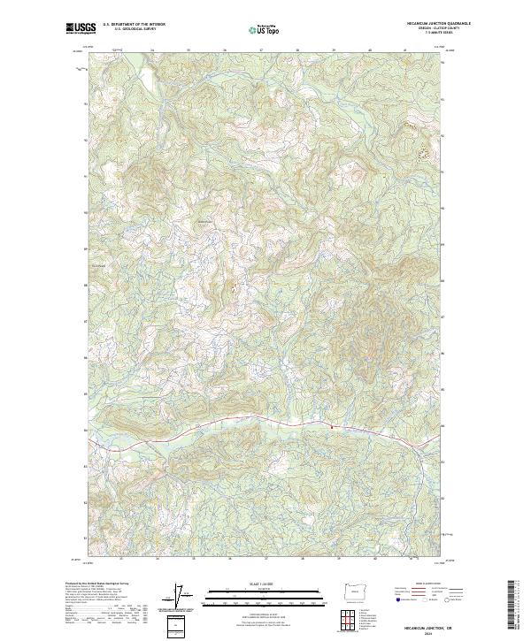 Necanicum Junction 2024 topographic map thumbnail