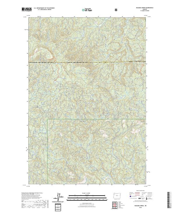 Niagara Creek 2024 topographic map thumbnail