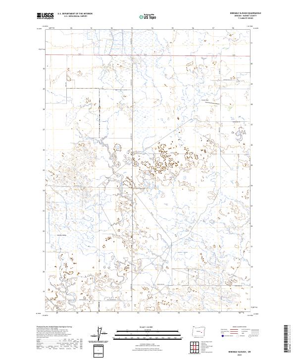 Ninemile Slough 2023 topographic map thumbnail