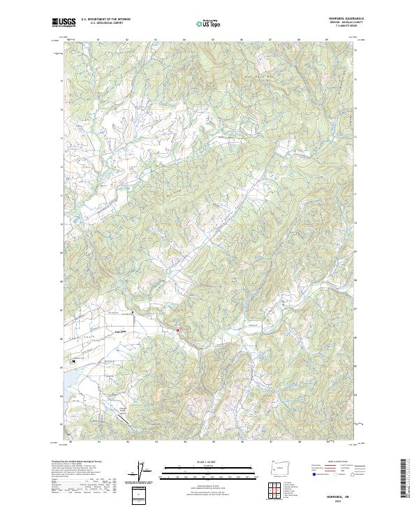 Nonpareil 2023 topographic map thumbnail