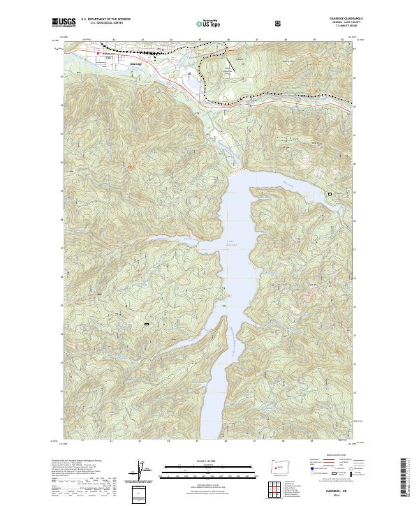 Oakridge 2024 topographic map preview