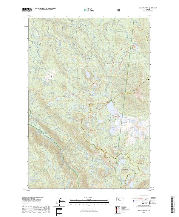 Olallie Butte 2023 topographic map thumbnail