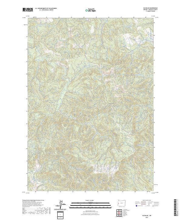 Old Blue 2023 topographic map thumbnail