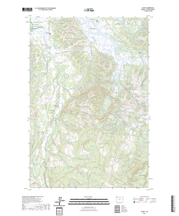 Olney 2024 topographic map preview