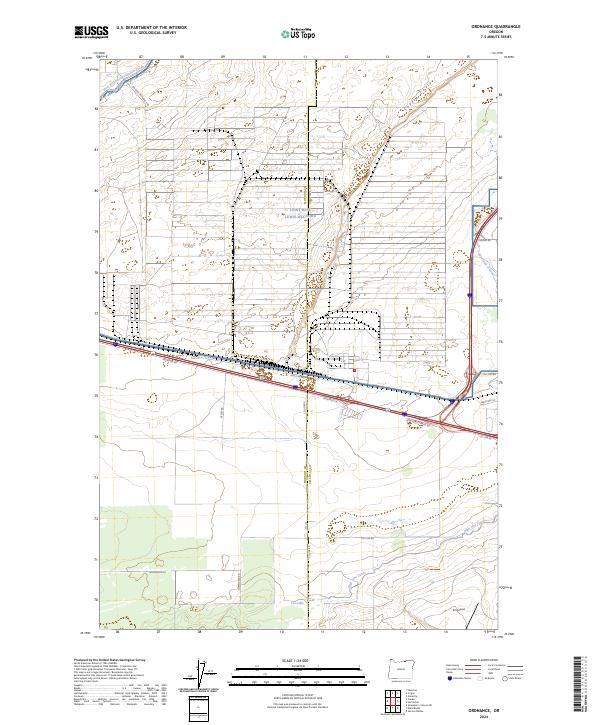 Ordnance 2024 topographic map thumbnail