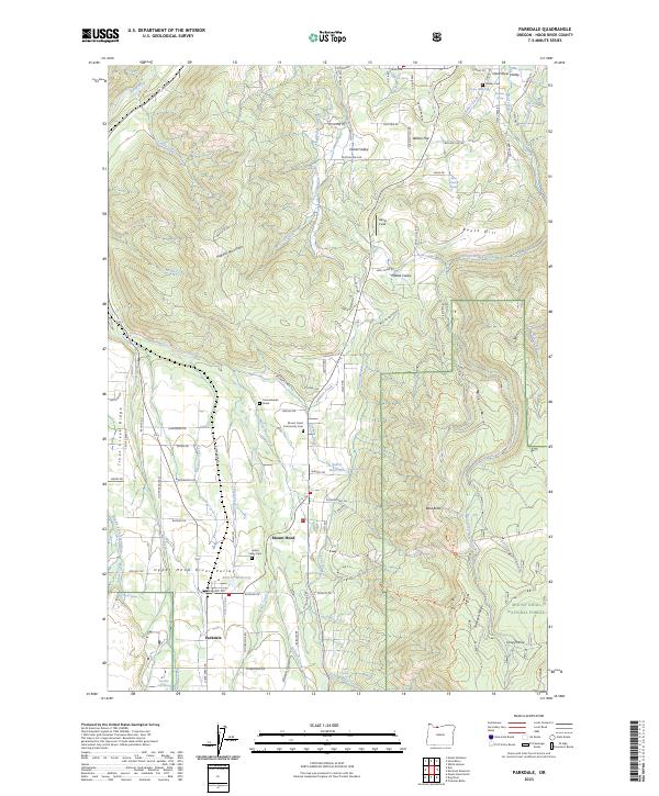 Parkdale 2023 topographic map thumbnail