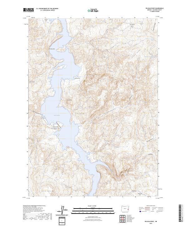Pelican Point 2024 topographic map thumbnail