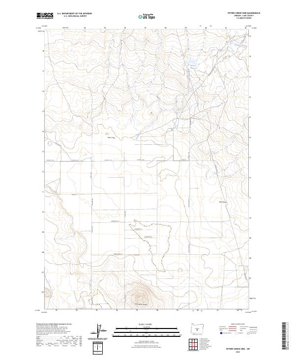 Peters Creek Sink topographic map thumbnail