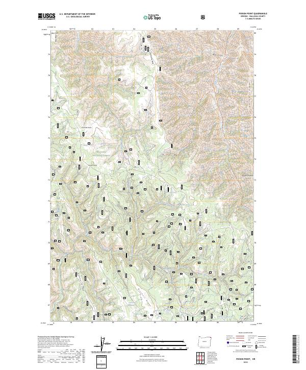 Poison Point 2023 topographic map thumbnail
