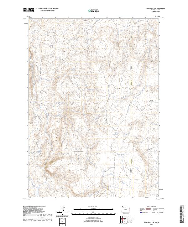 Pole Creek Top 2023 topographic map thumbnail