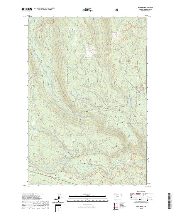 Post Point 2024 topographic map thumbnail