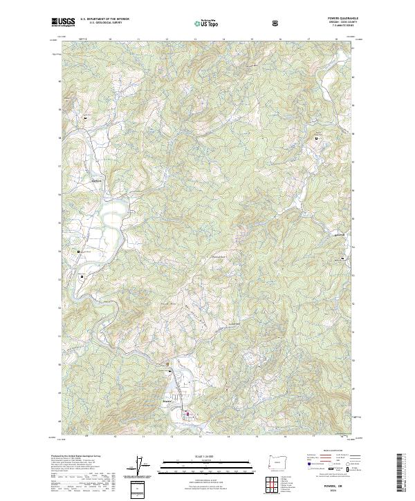 Powers 2024 topographic map preview