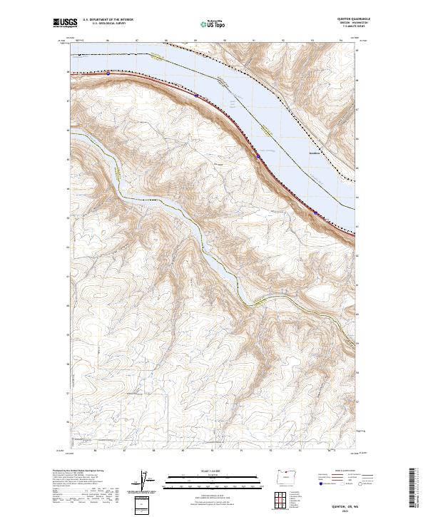 Quinton 2023 topographic map thumbnail