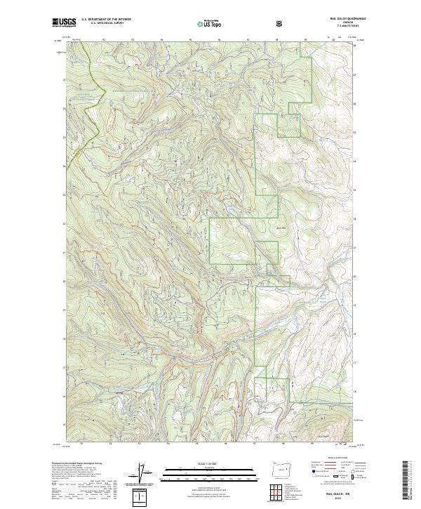 Rail Gulch 2023 topographic map thumbnail
