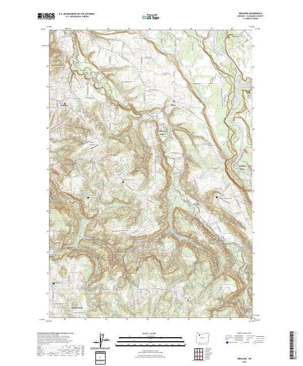 Redland 2023 topographic map thumbnail