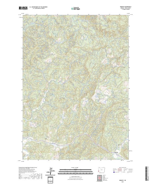Remote 2023 topographic map thumbnail