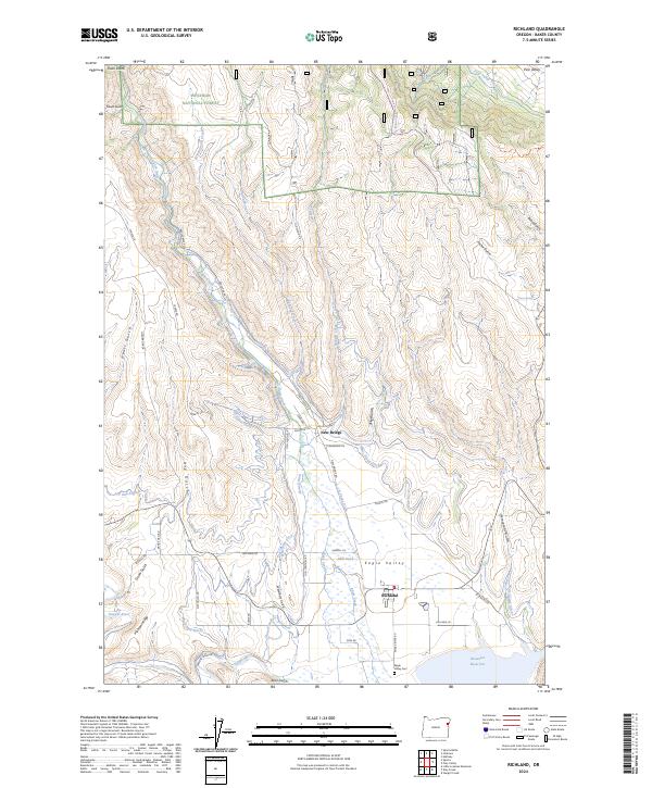 Richland 2024 topographic map thumbnail