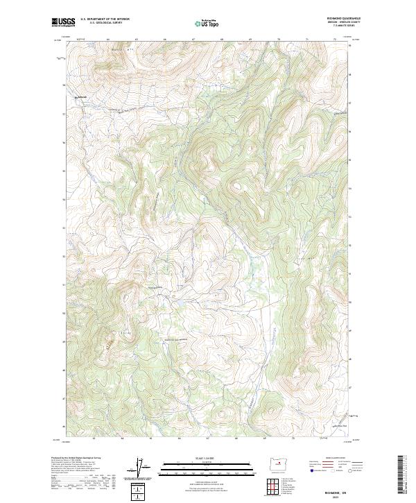Richmond 2023 topographic map thumbnail