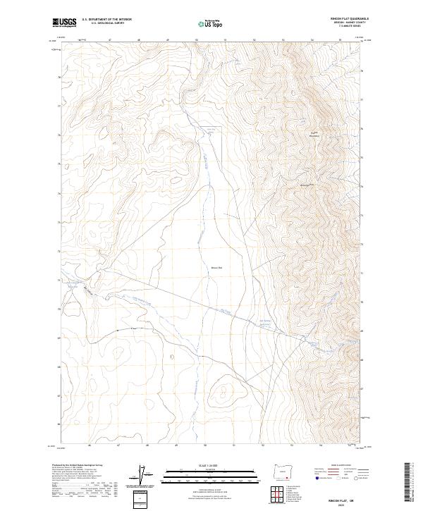 Rincon Flat 2023 topographic map thumbnail