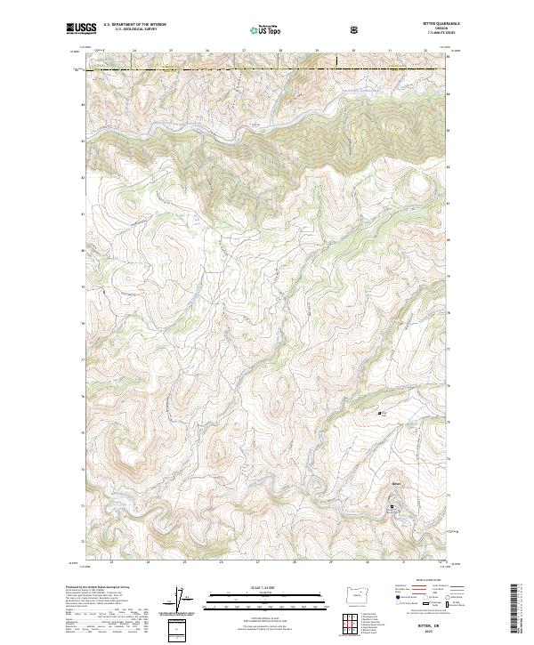 Ritter 2023 topographic map preview