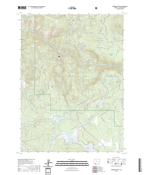 Robinson Butte 2023 topographic map thumbnail