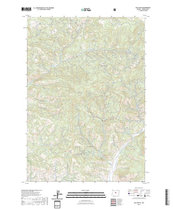 Salt Butte 2023 topographic map thumbnail