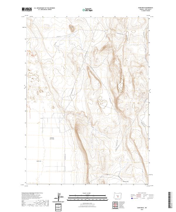 Sand Rock topographic map thumbnail