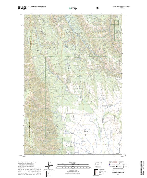 Sanderson Spring 2024 topographic map thumbnail