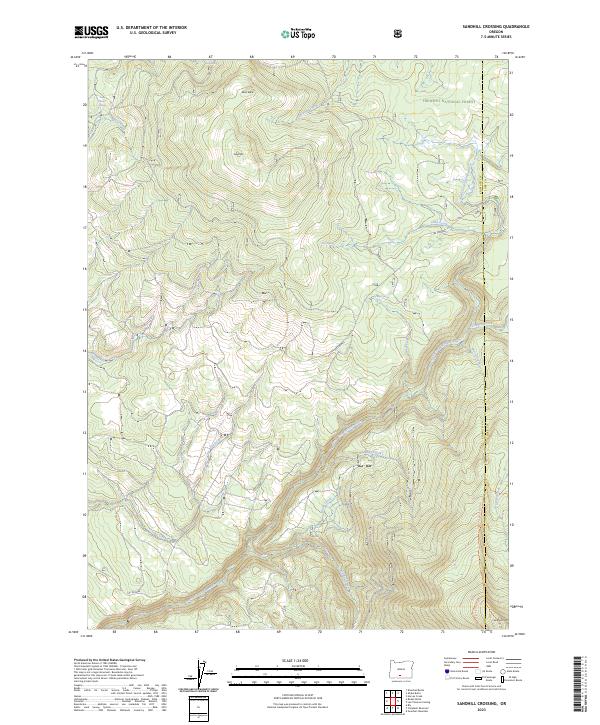 Sandhill Crossing 2023 topographic map thumbnail