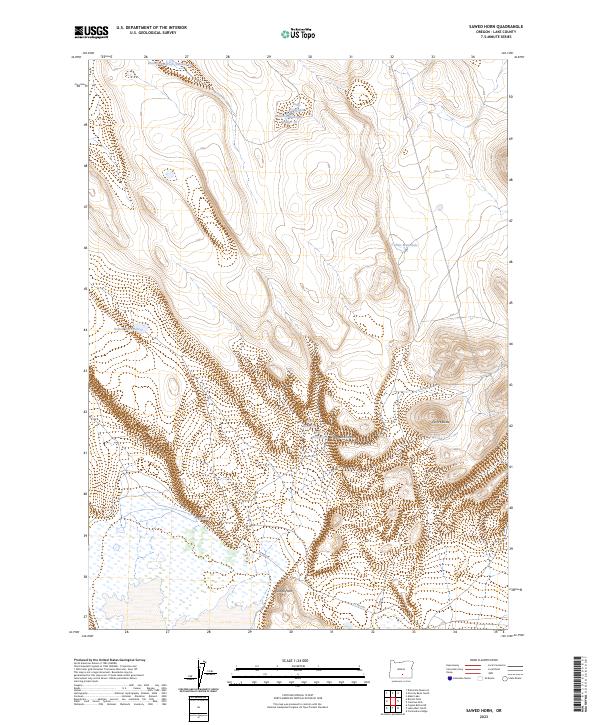 Sawed Horn 2023 topographic map thumbnail