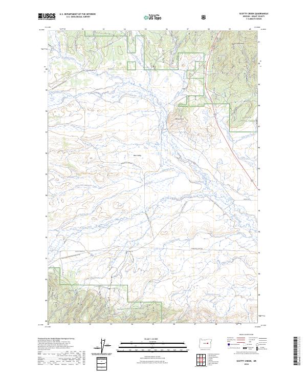 Scotty Creek 2024 topographic map thumbnail