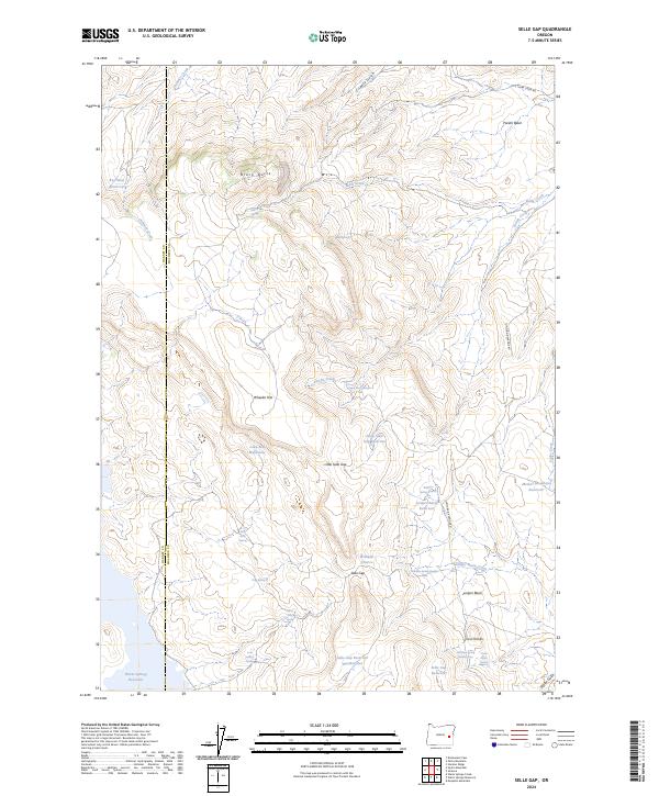 Selle Gap 2024 topographic map thumbnail