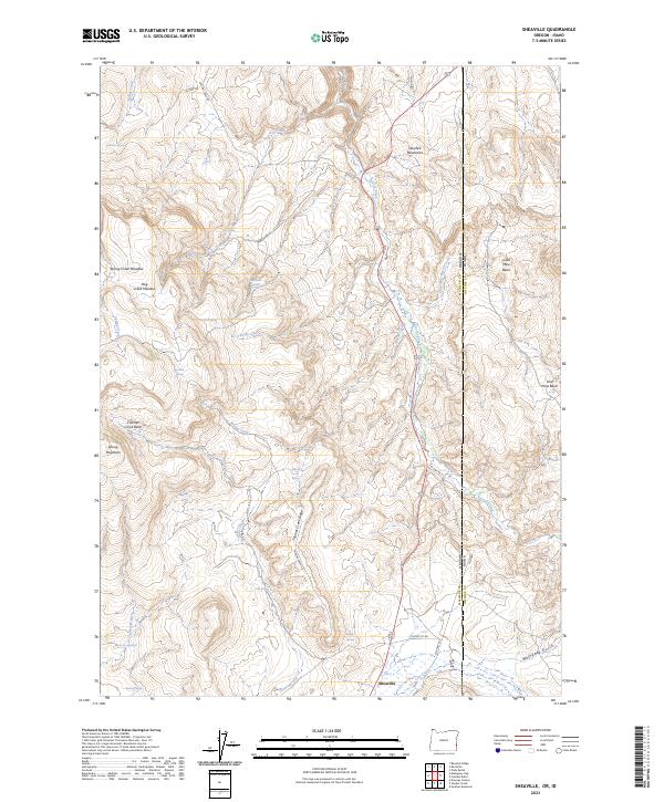 Sheaville 2023 topographic map preview