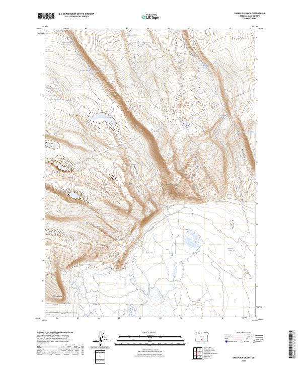 Sheeplick Draw 2023 topographic map preview
