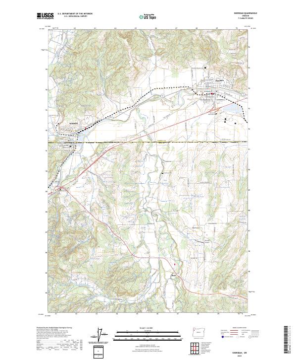 Sheridan 2023 topographic map thumbnail