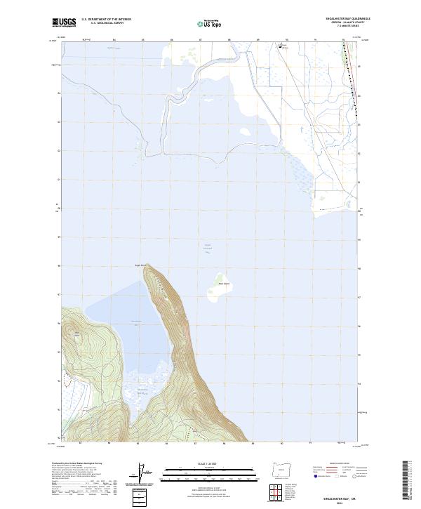 Shoalwater Bay topographic map thumbnail