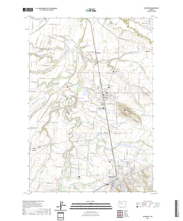 Silverton 2023 topographic map preview