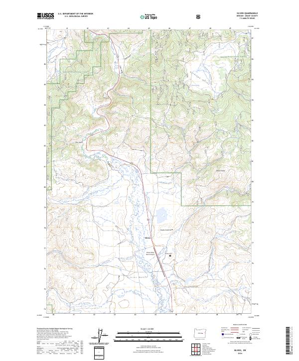 Silvies 2024 topographic map thumbnail