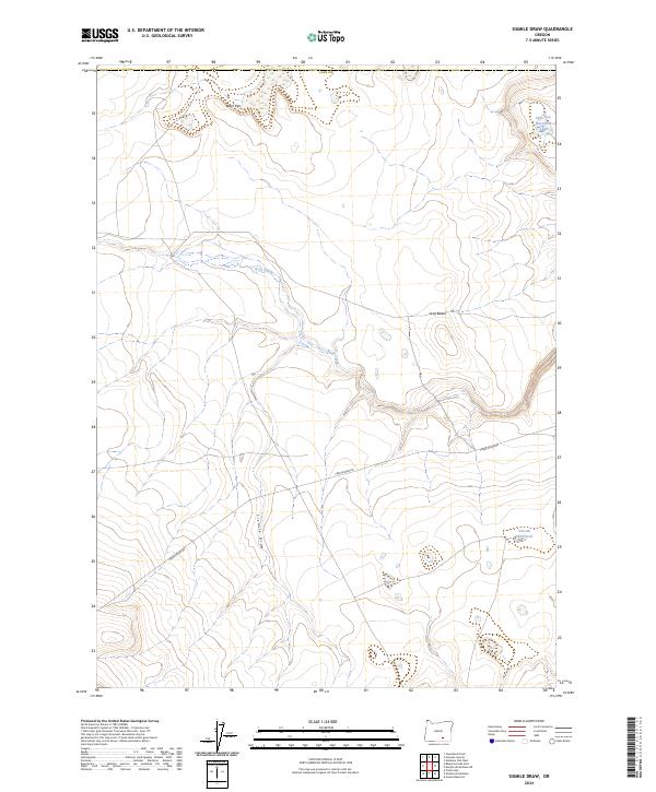 Sixmile Draw 2024 topographic map thumbnail