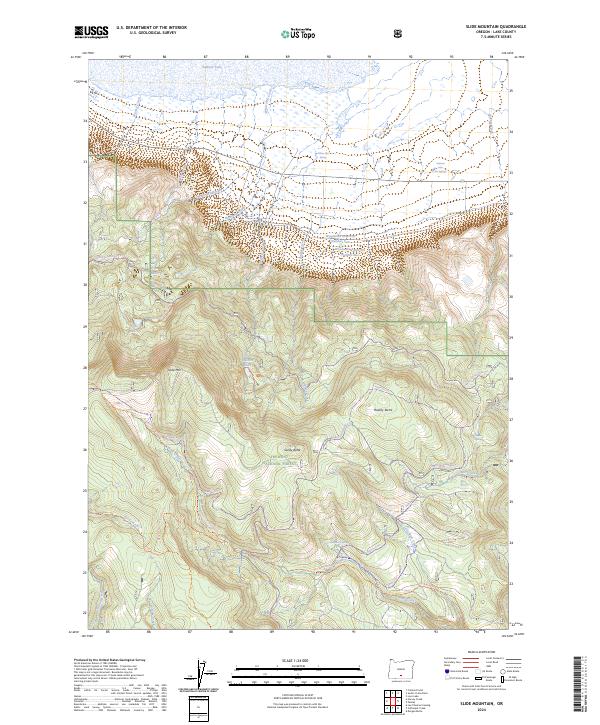 Slide Mountain 2024 topographic map thumbnail