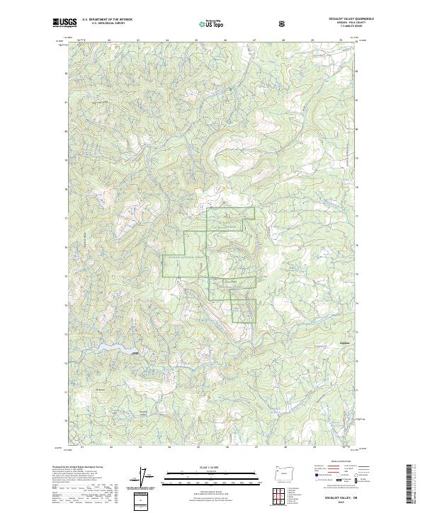 Socialist Valley topographic map thumbnail