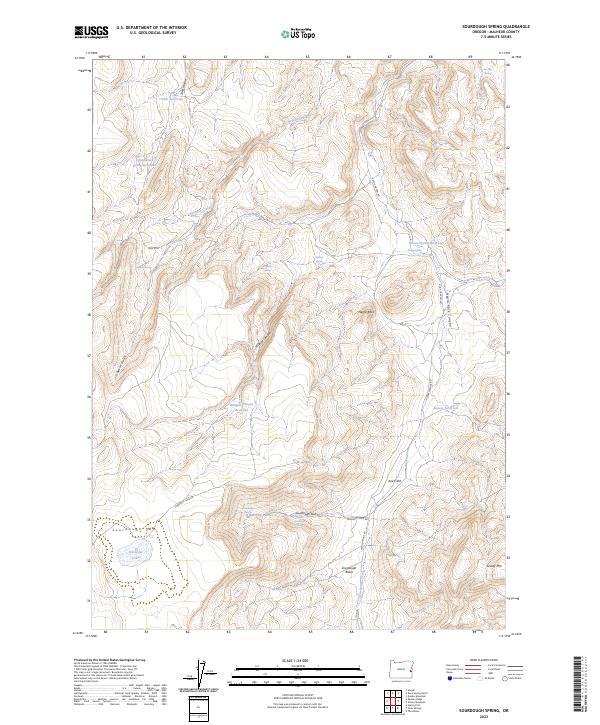 Sourdough Spring 2023 topographic map thumbnail
