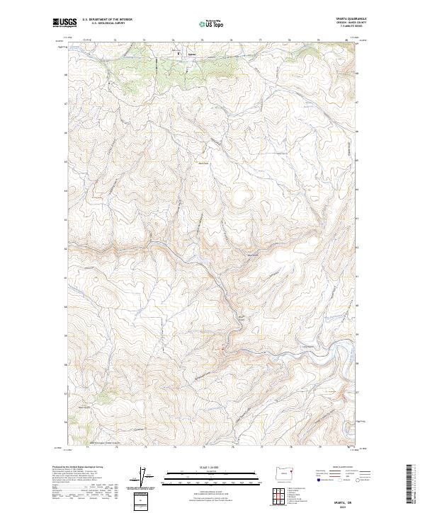 Sparta 2023 topographic map thumbnail